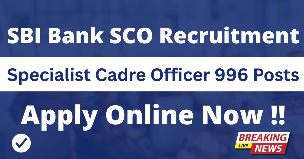 SBI Bank SCO Recruitment 2025-26