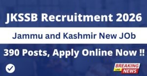 JKSSB Recruitment 2026