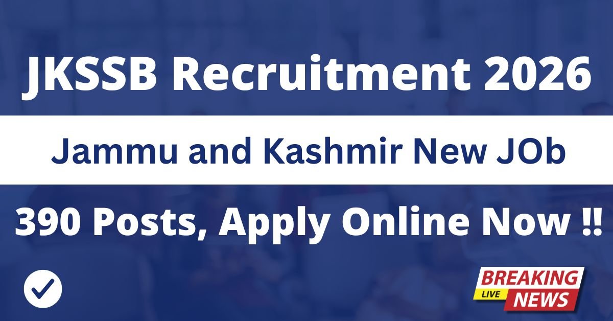 JKSSB Recruitment 2026