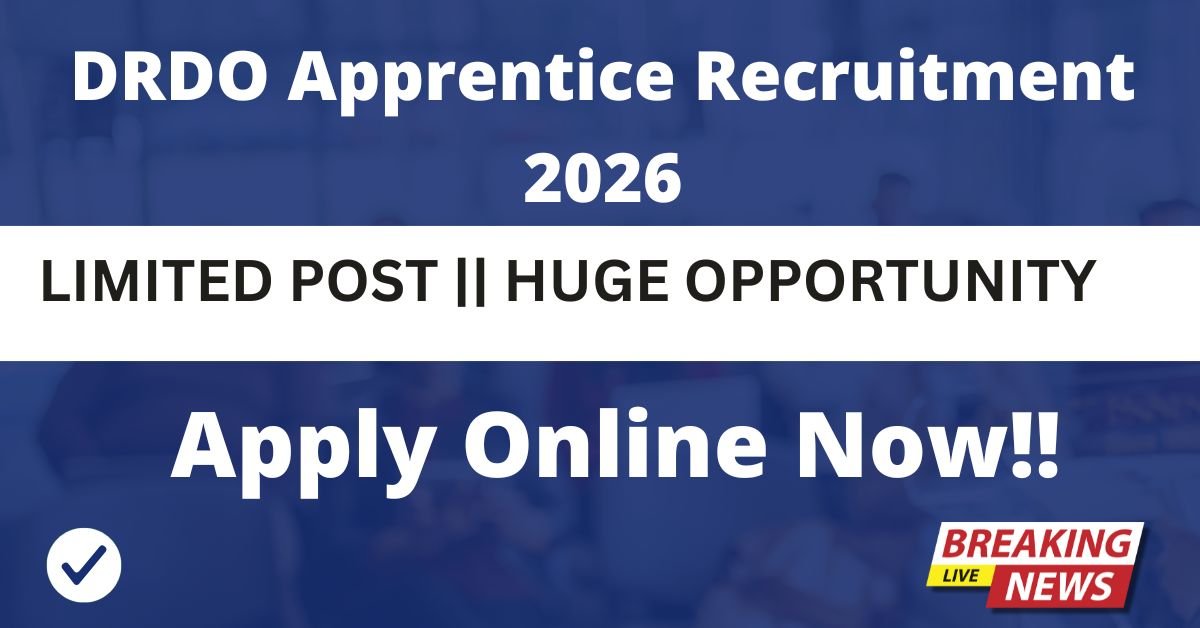 DRDO Apprentice Recruitment 2026