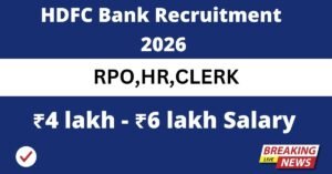 HDFC Bank Recruitment 2026