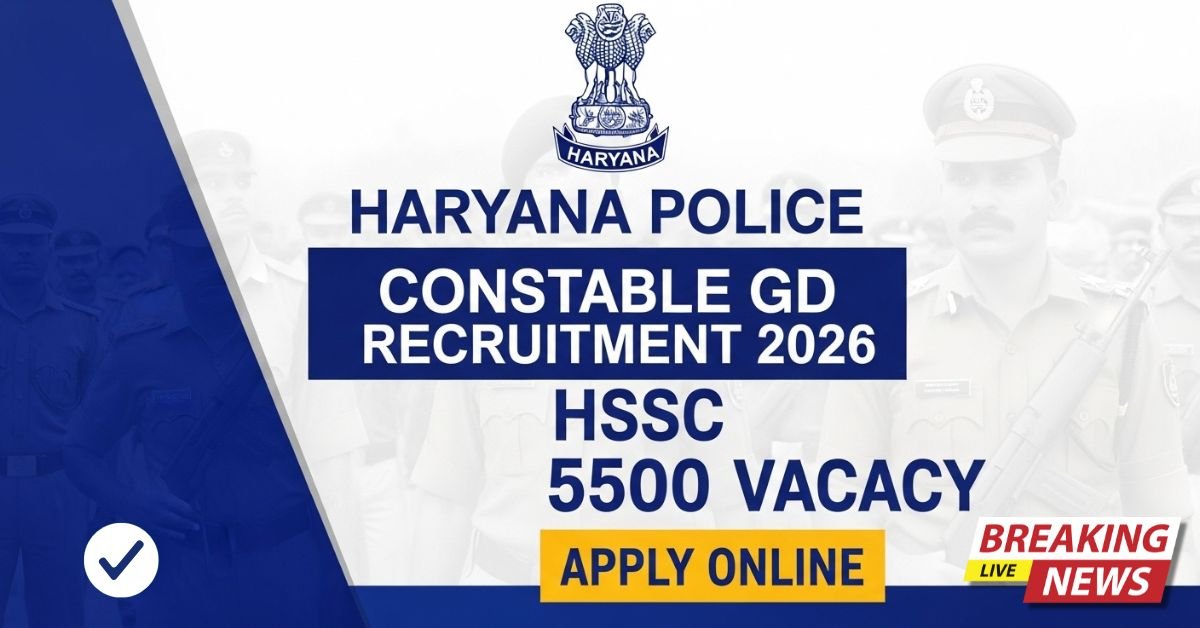Haryana Police Constable GD Recruitment 2026