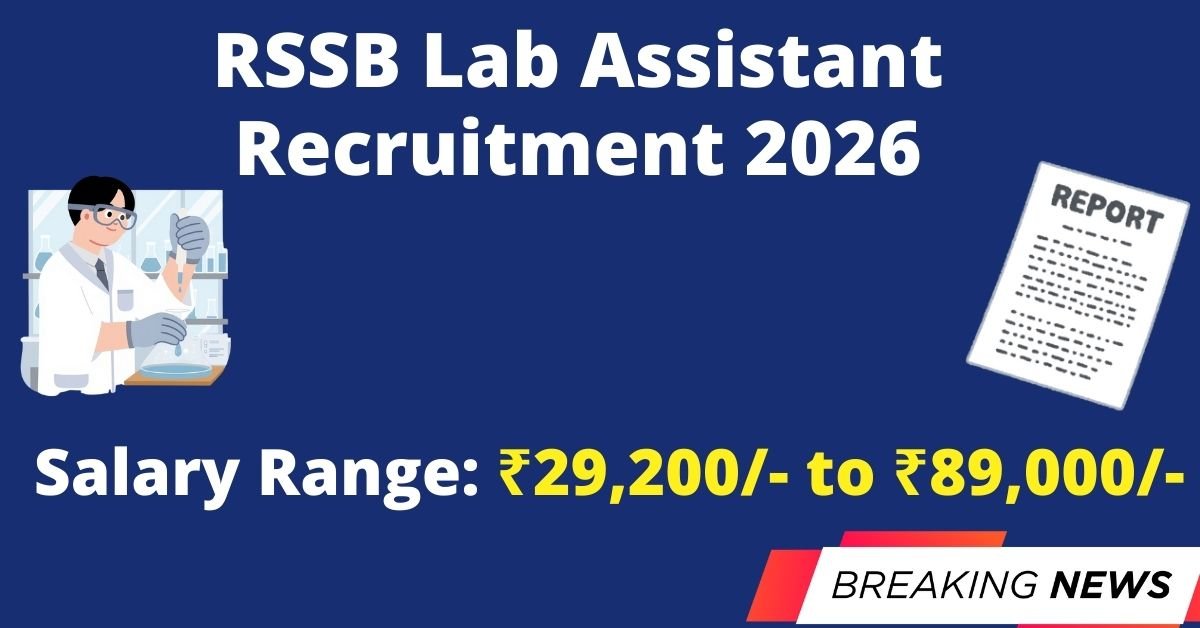 RSSB Lab Assistant Recruitment 2026