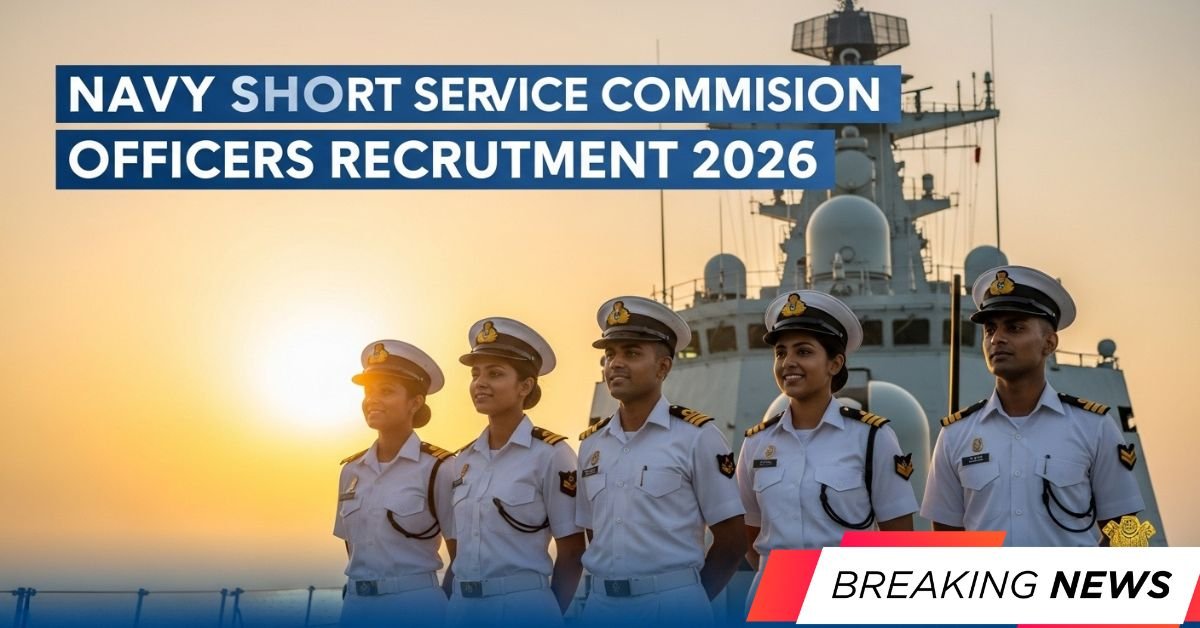 Navy Short Service Commission Officers Recruitment 2026