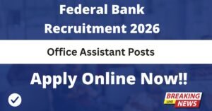 Federal Bank Recruitment 2026