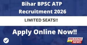Bihar BPSC ATP Examination 2026