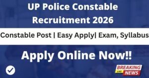 UP Police Constable Recruitment 2026