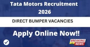 Tata Motors Recruitment 2026