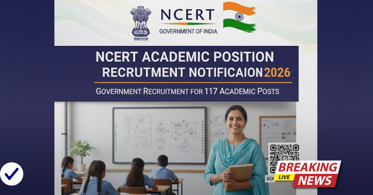 NCERT Academic Position Recruitment 2026